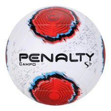Bola de Futebol Campo Penalty S11 R2 XXII - Branco e Vermelho