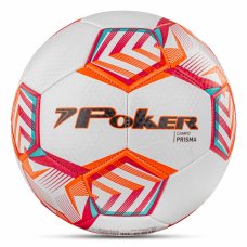 Bola de Futebol Campo Poker Training Prisma - Laranja e Vermelho