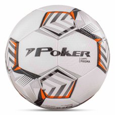 Bola de Futebol Campo Poker Training Prisma - Preto e Laranja