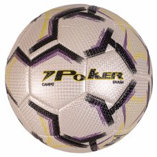 Bola de Futebol Campo Poker Training Smash - Preto e Roxo