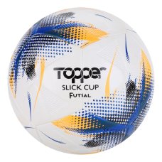 Bola de Futsal Topper Slick Cup - Laranja e Preto