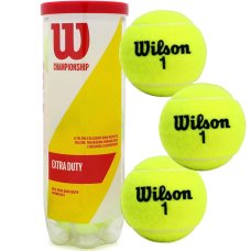 Kit 3 Bolas Tênis Wilson Championship Extra Duty - Verde