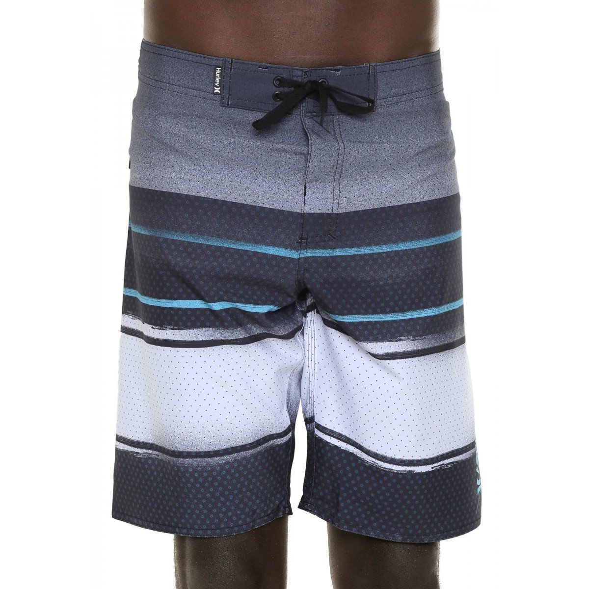 bermuda hurley azul e rosa