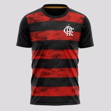 Camiseta Flamengo Arbor Masculina - Preto e Vermelho