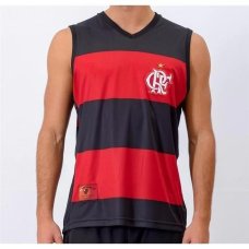 Camiseta Regata Flamengo Hoop - Preto e Vermelho