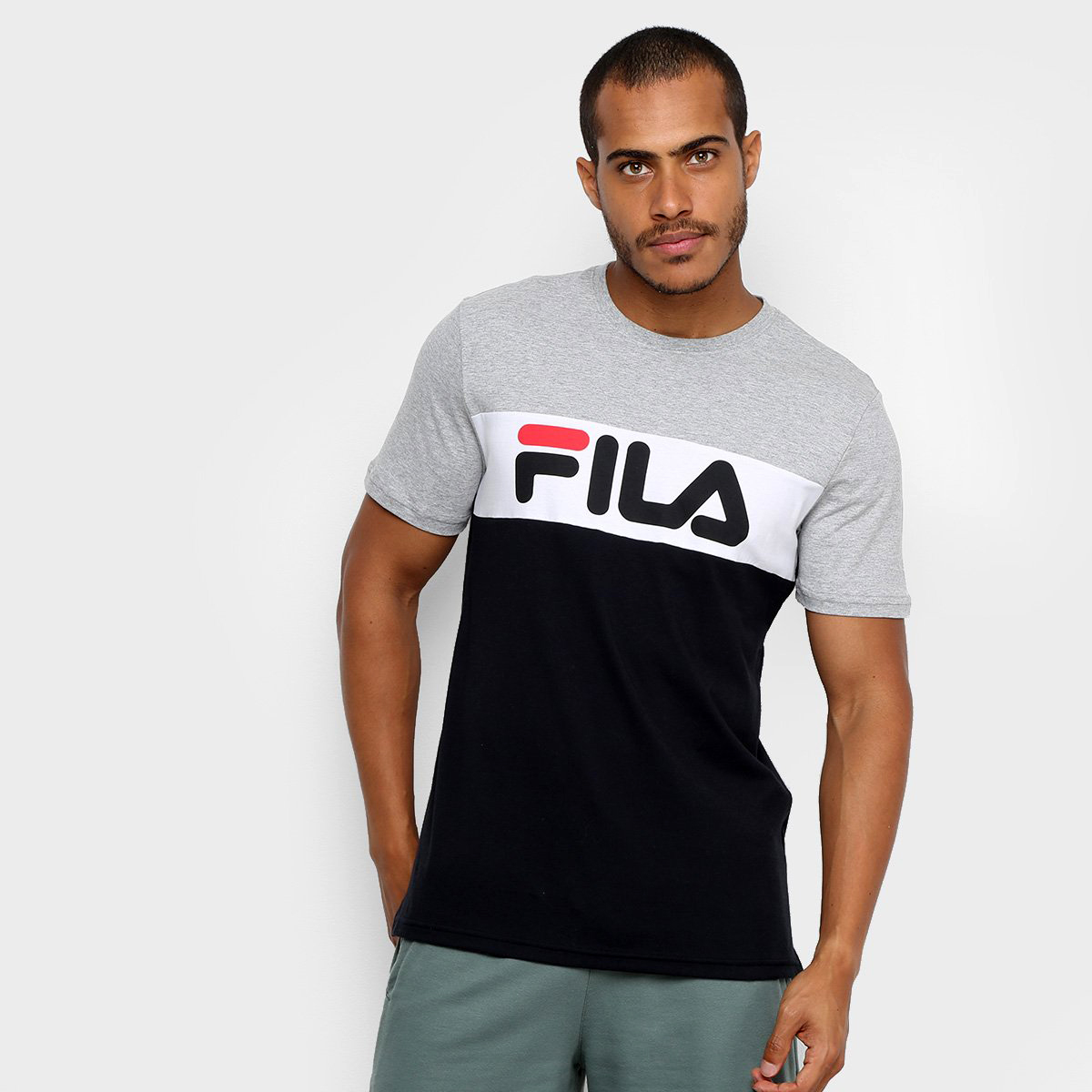 camisa fila preta