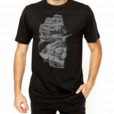 Camiseta Hurley Shiphead Masculina - Preta