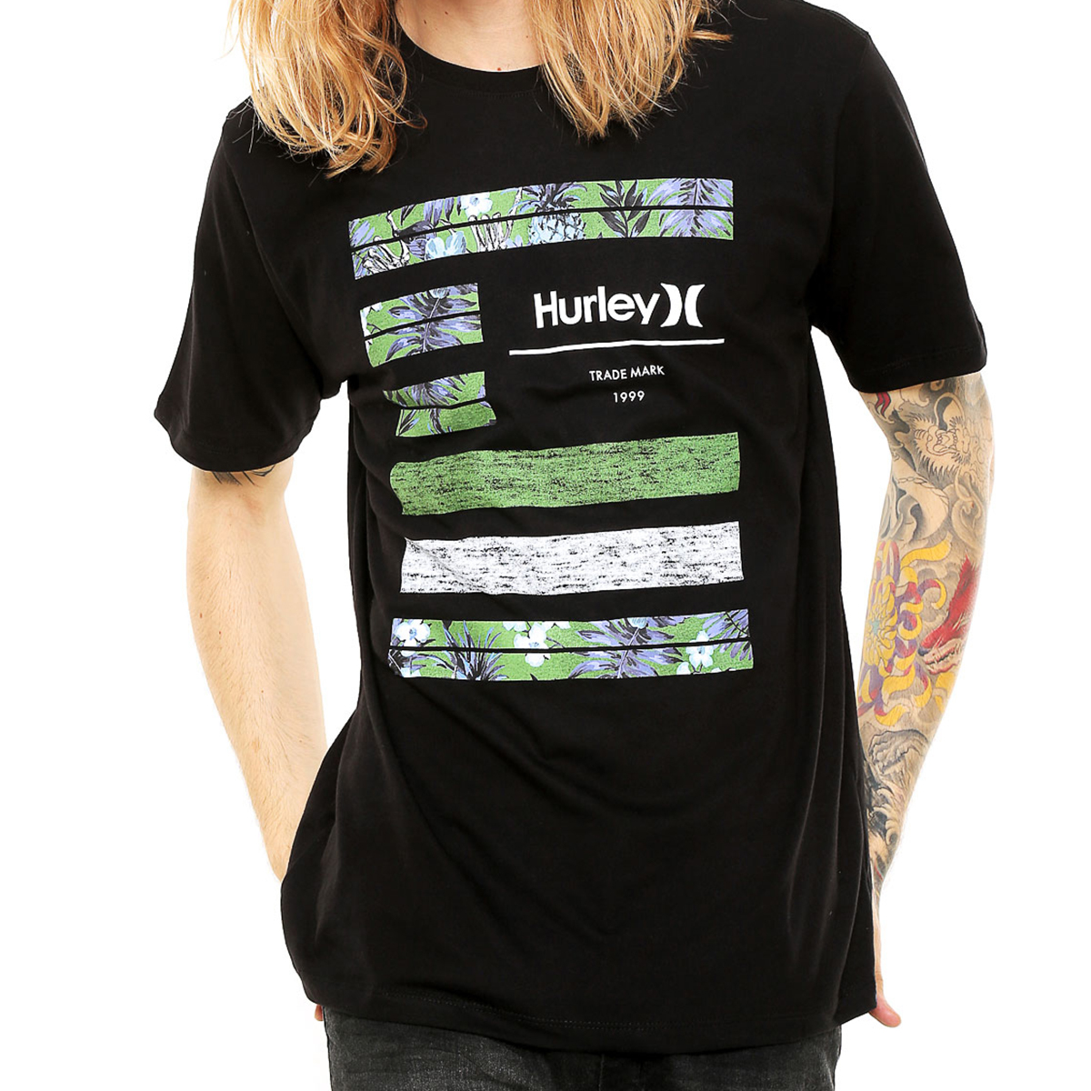 hurley camisa preta