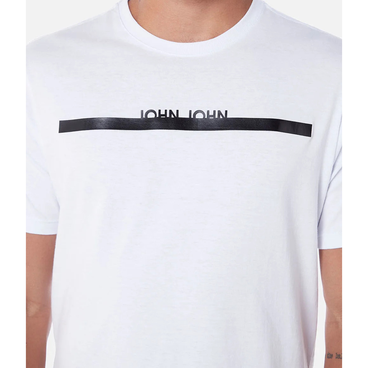 Camiseta John John John Line Masculina Branco - Compre Agora