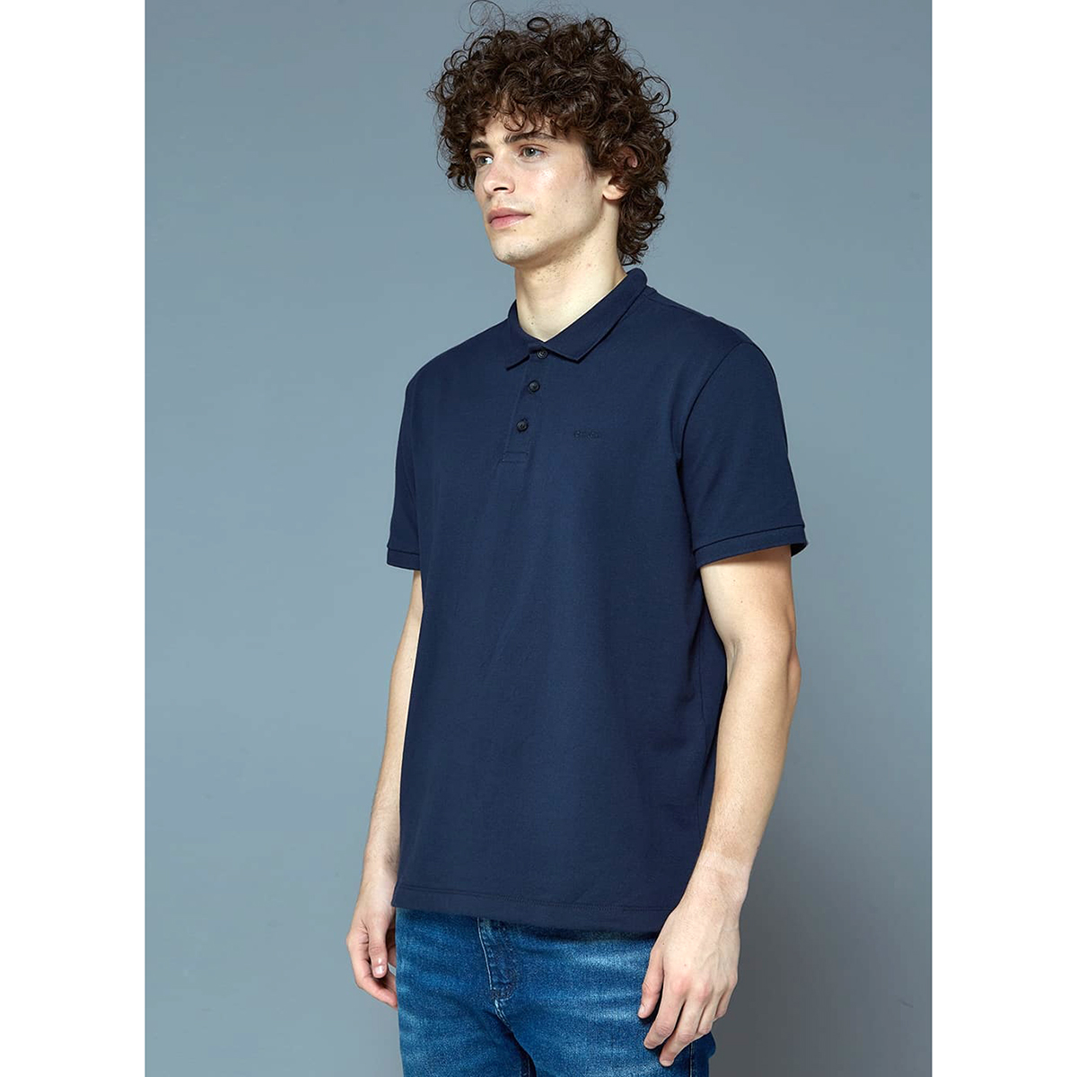 Camiseta John John Logo Azul-Marinho - Compre Agora