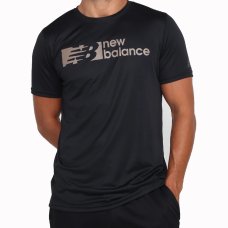 Camiseta New Balance Tenacity Graphic Masculina - Preto