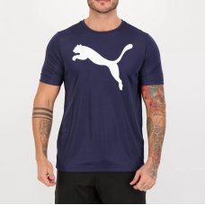 Camiseta Puma Active Big Logo Masculina - Marinho