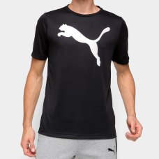 Camiseta Puma Active Big Logo Masculina - Preto