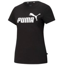 Camiseta Puma Essentials Logo Feminina - Preto