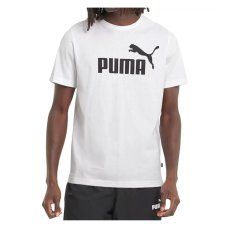 Camiseta Puma Essentials Logo Masculina - Branco