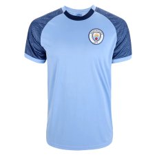 Camiseta Manchester City SPR Howarth Masculina - Azul e Marinho