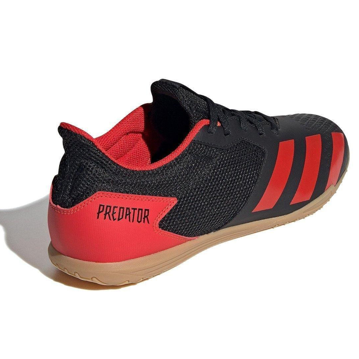predator vermelha futsal