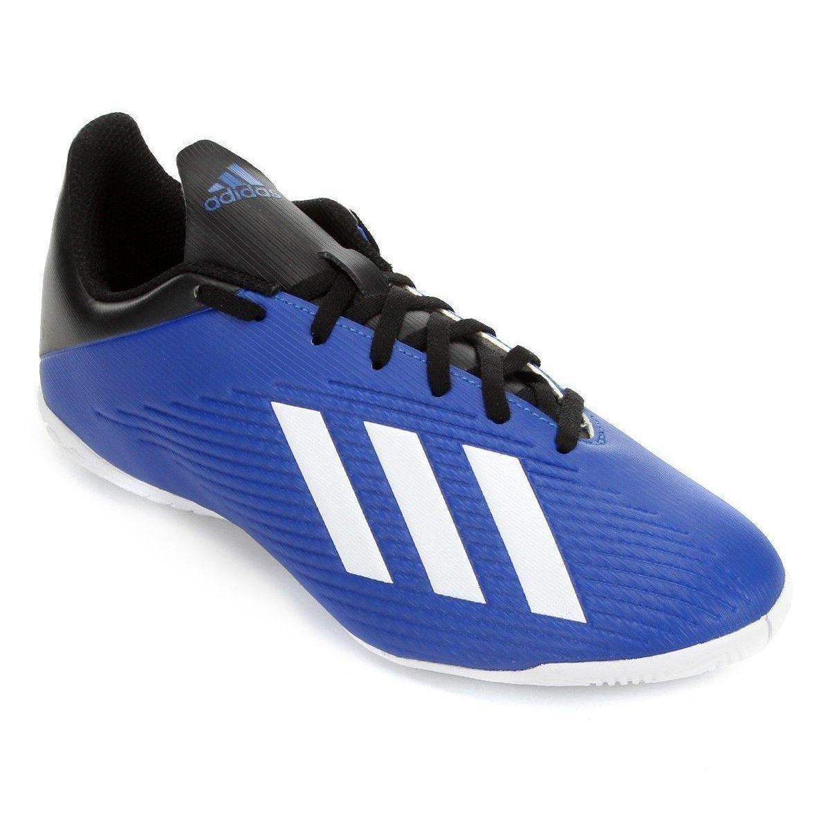 chuteira futsal adidas preta