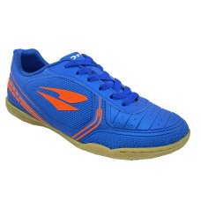 Chuteira Futsal Dray 806 Masculina - Azul e Laranja