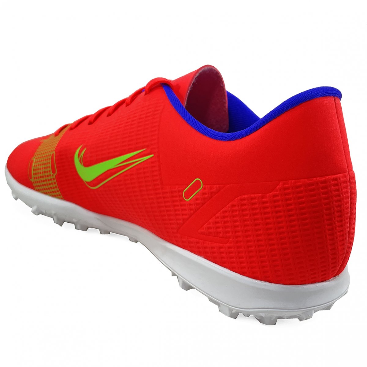 nike mercurial cinza e laranja