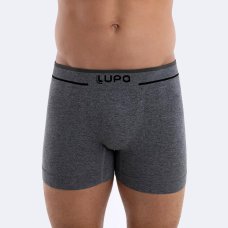 Cueca Boxer Lupo Sem Costura - Cinza Mescla