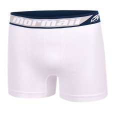 Cueca Boxer Mormaii Logo Elástico Masculina - Branco e Azul