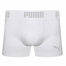 Cueca Puma Boxer Sem Costura Masculina - Branco
