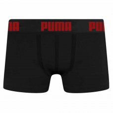Cueca Puma Boxer Sem Costura Masculina - Preto