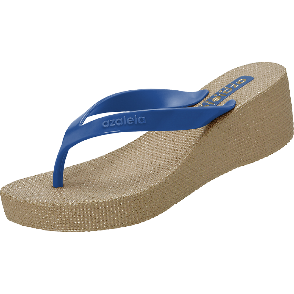 tamanco anabela azaleia tropical