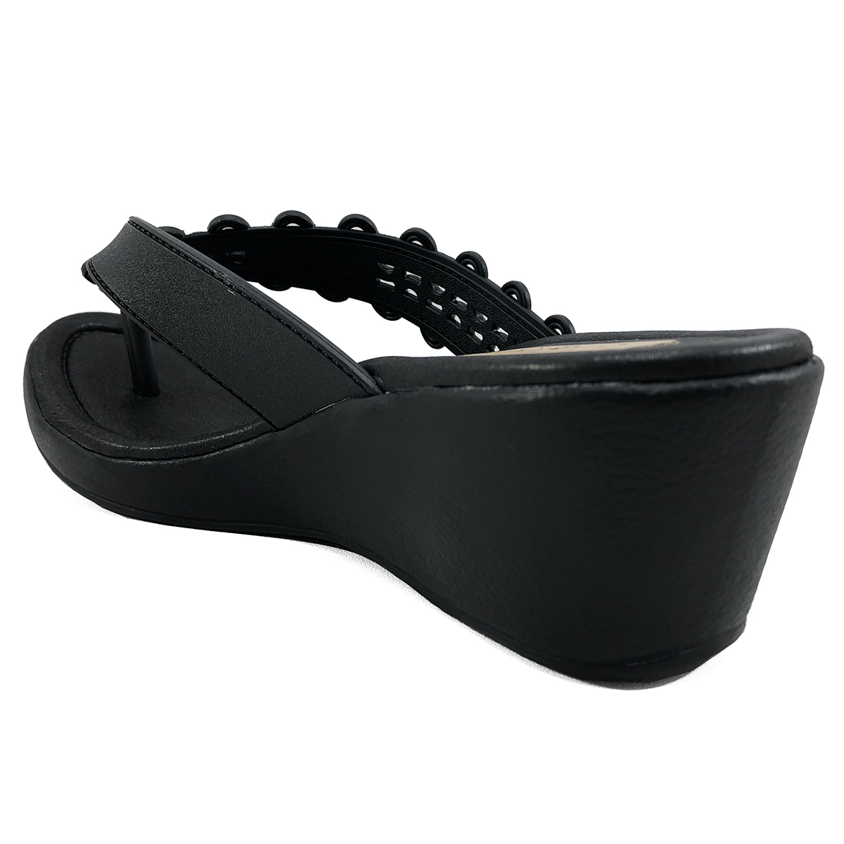 tamanco azaléia lev comfort anabela feminino preto
