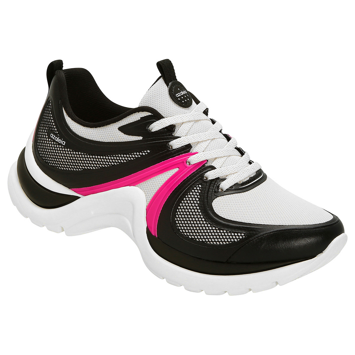 tenis azaleia chunky preto