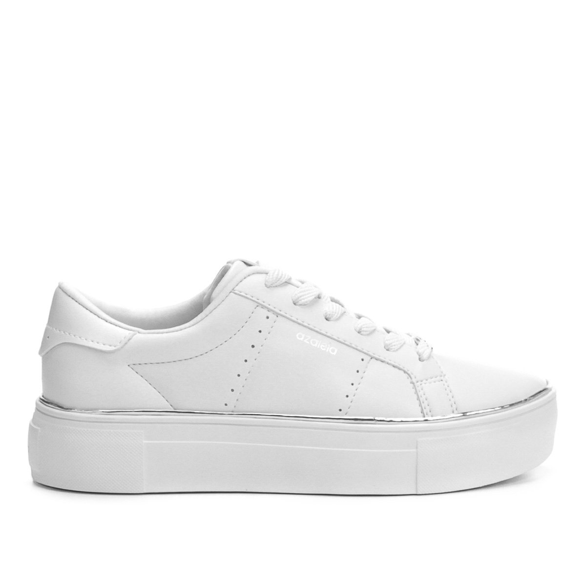 tenis branco azaleia feminino
