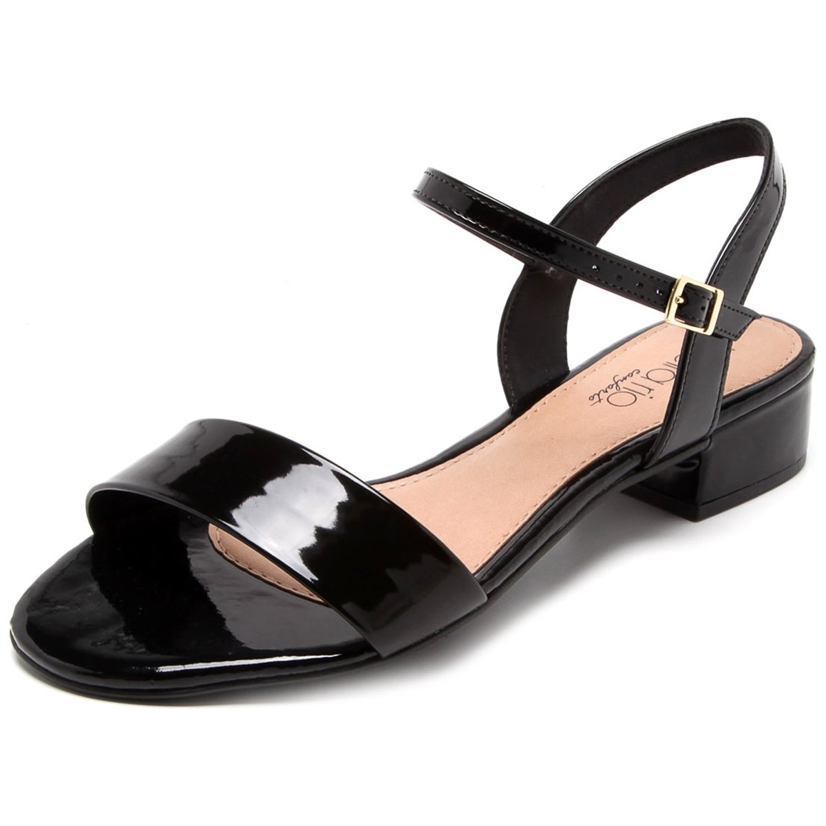 Sandalia salto bloco beira rio Clearance