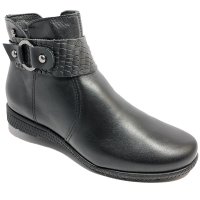 bota cano curto de couro bottero