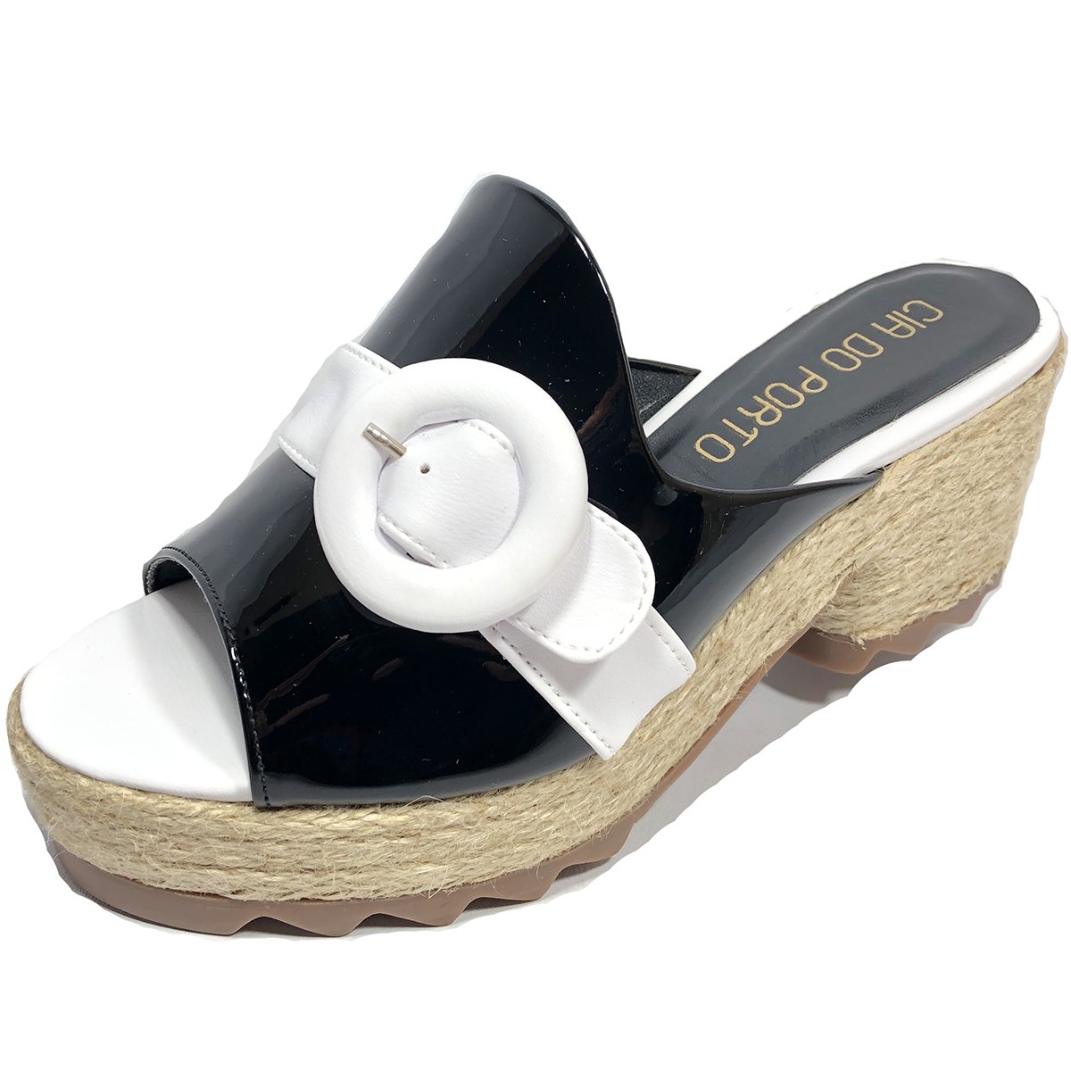 salto preto e branco