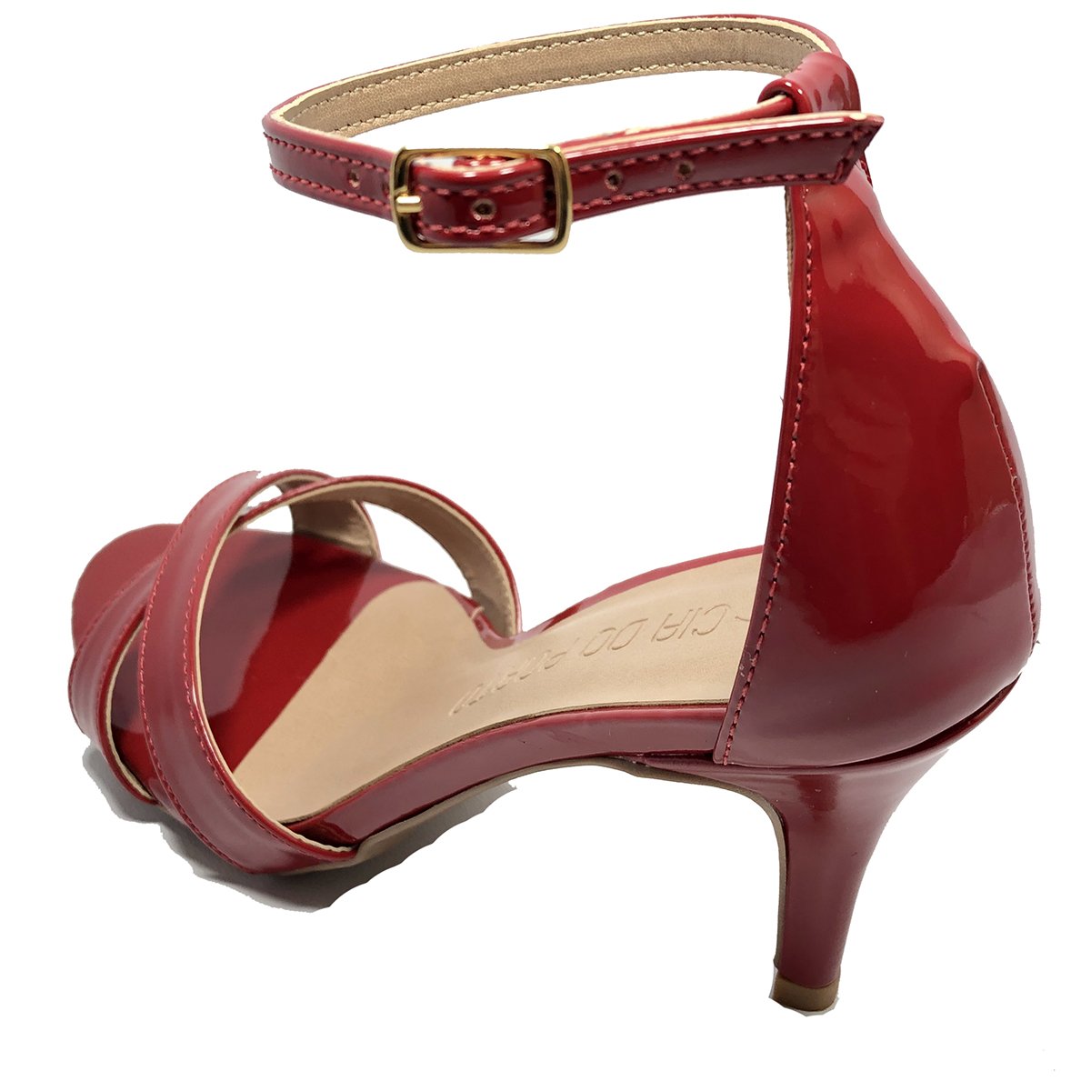 sandalia vermelha social