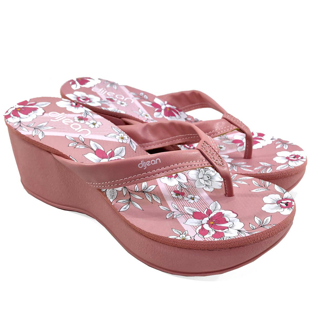rasteira floral fivela dijean