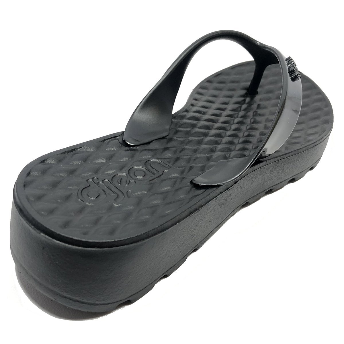 tamanco anabela dijean preto