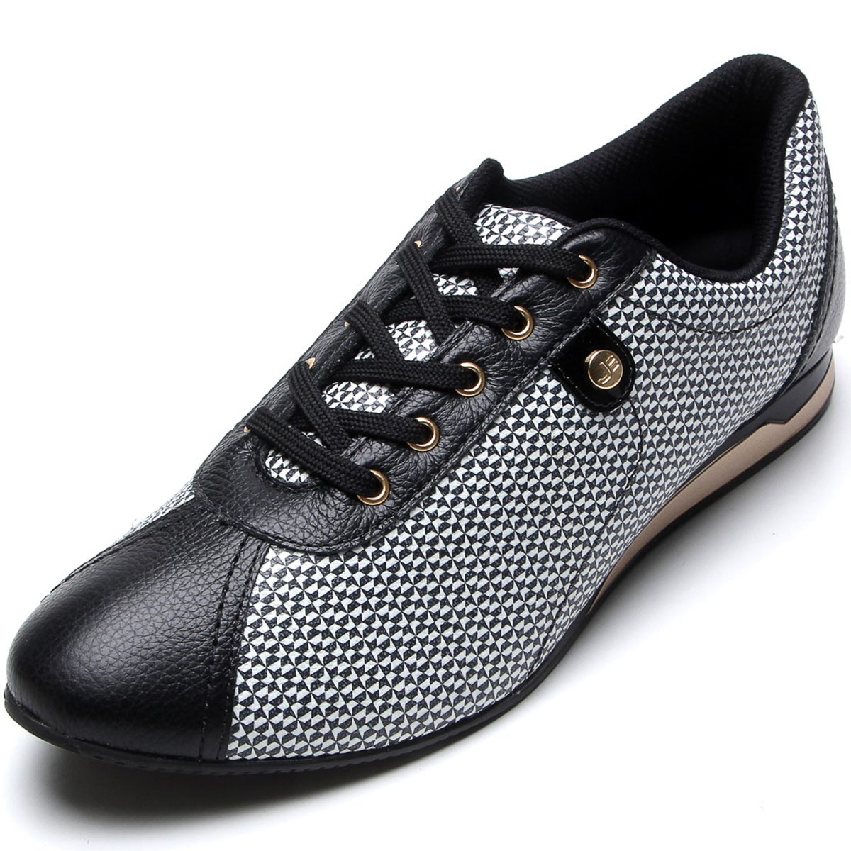 tenis couro feminino preto