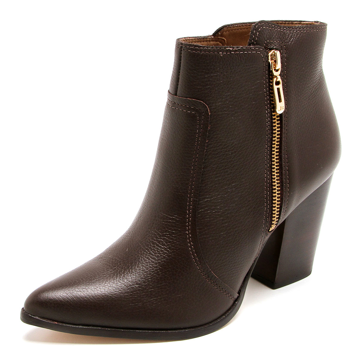 bota couro cano curto jorge bischoff feminina