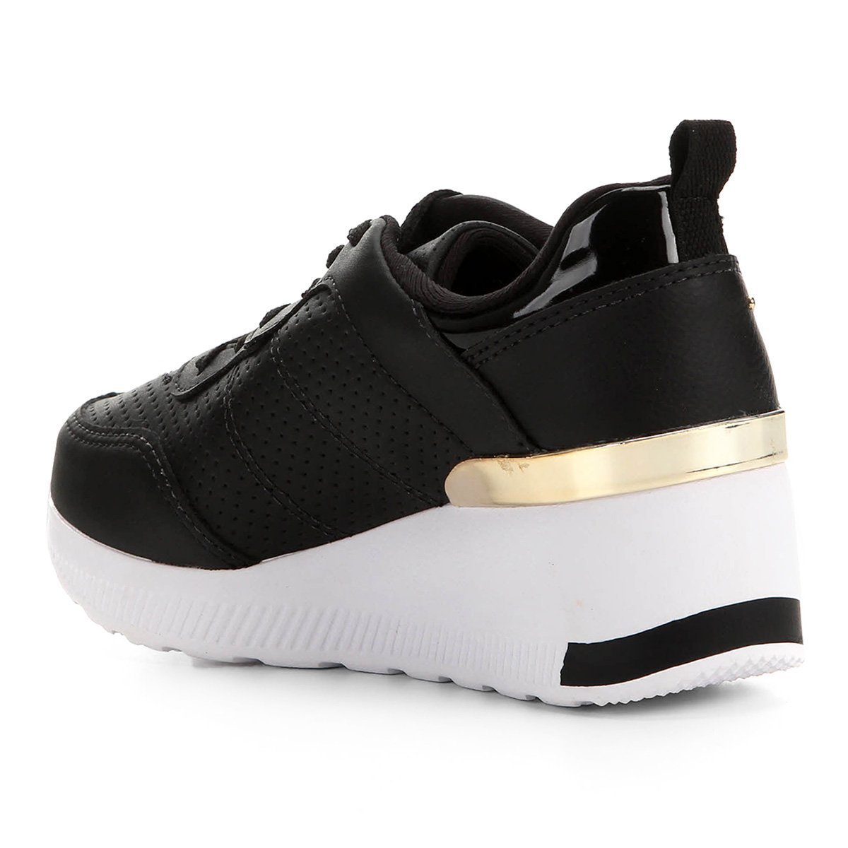 Tenis kolosh anabela preto cheap