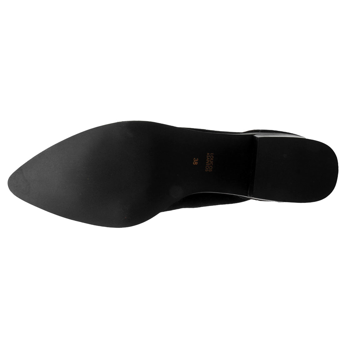 Bota Coturno Couro Loucos e Santos Camurça Preto - Compre Agora | Cabana  Magazine