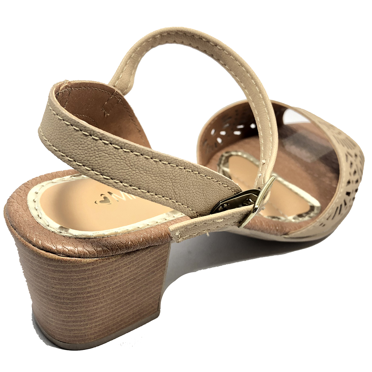 sandália mississipi salto grosso tiras feminina