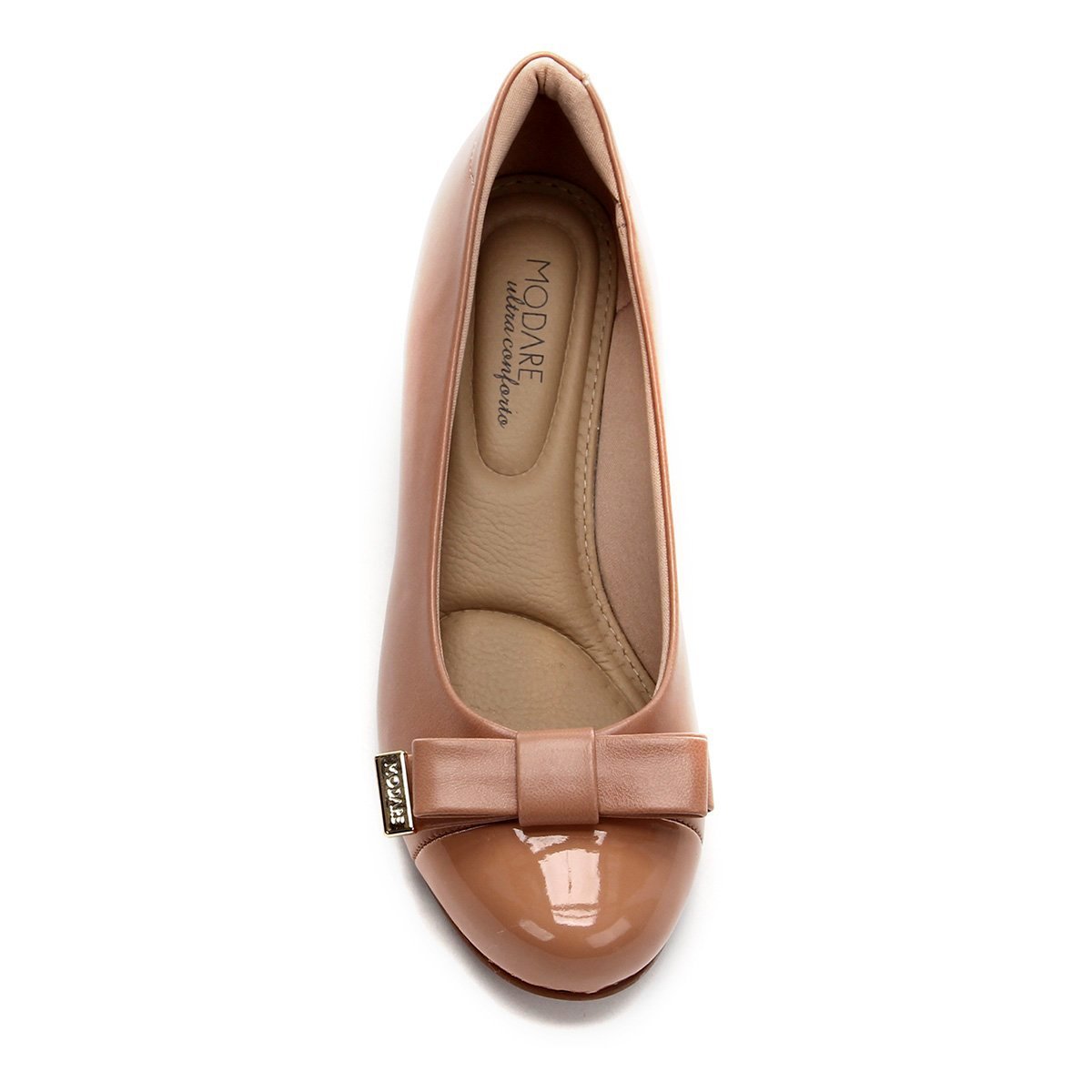 sapato anabela conforto feminino modare