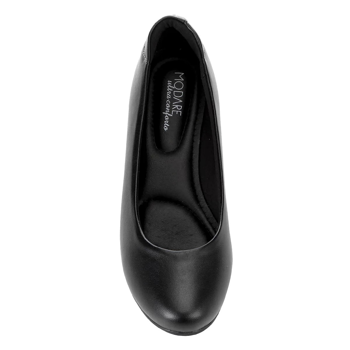 Sapato Modare Ultra Conforto Napa Salto Baixo Preto - Compre Agora ...