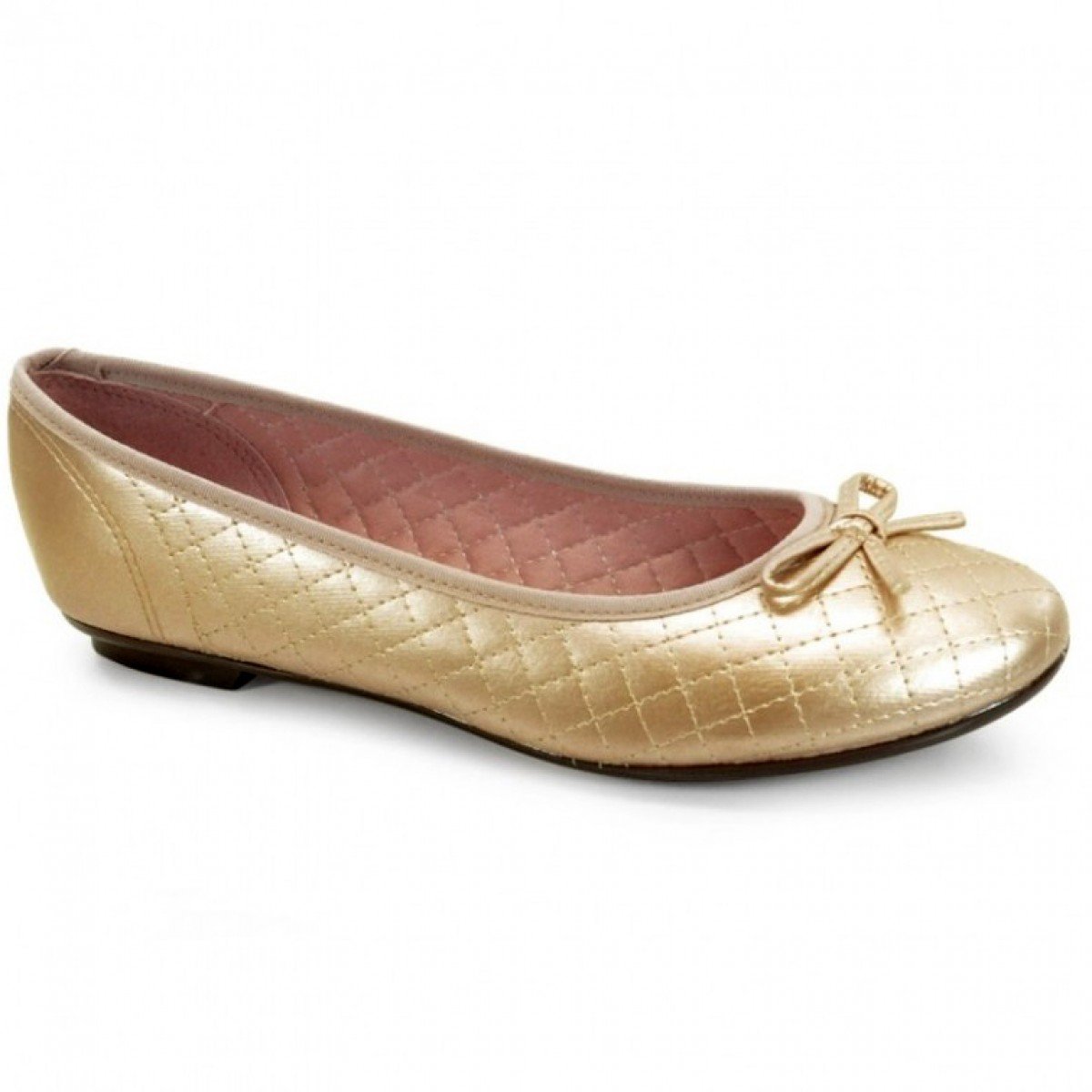 sapatilha moleca dourada