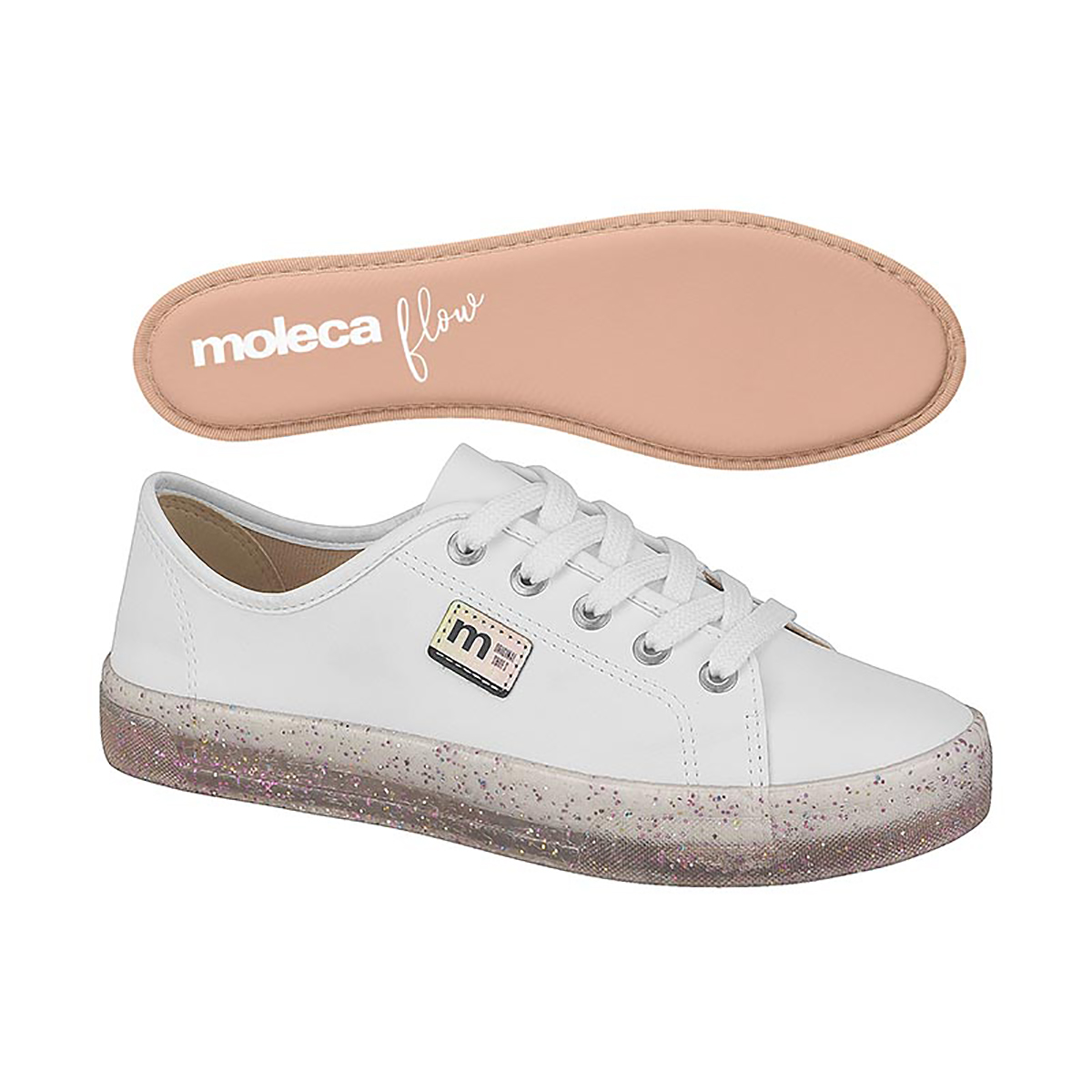 tenis moleca branco infantil