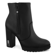 Bota Ankle Boot Ramarim Zíper Cano Curto - Preto