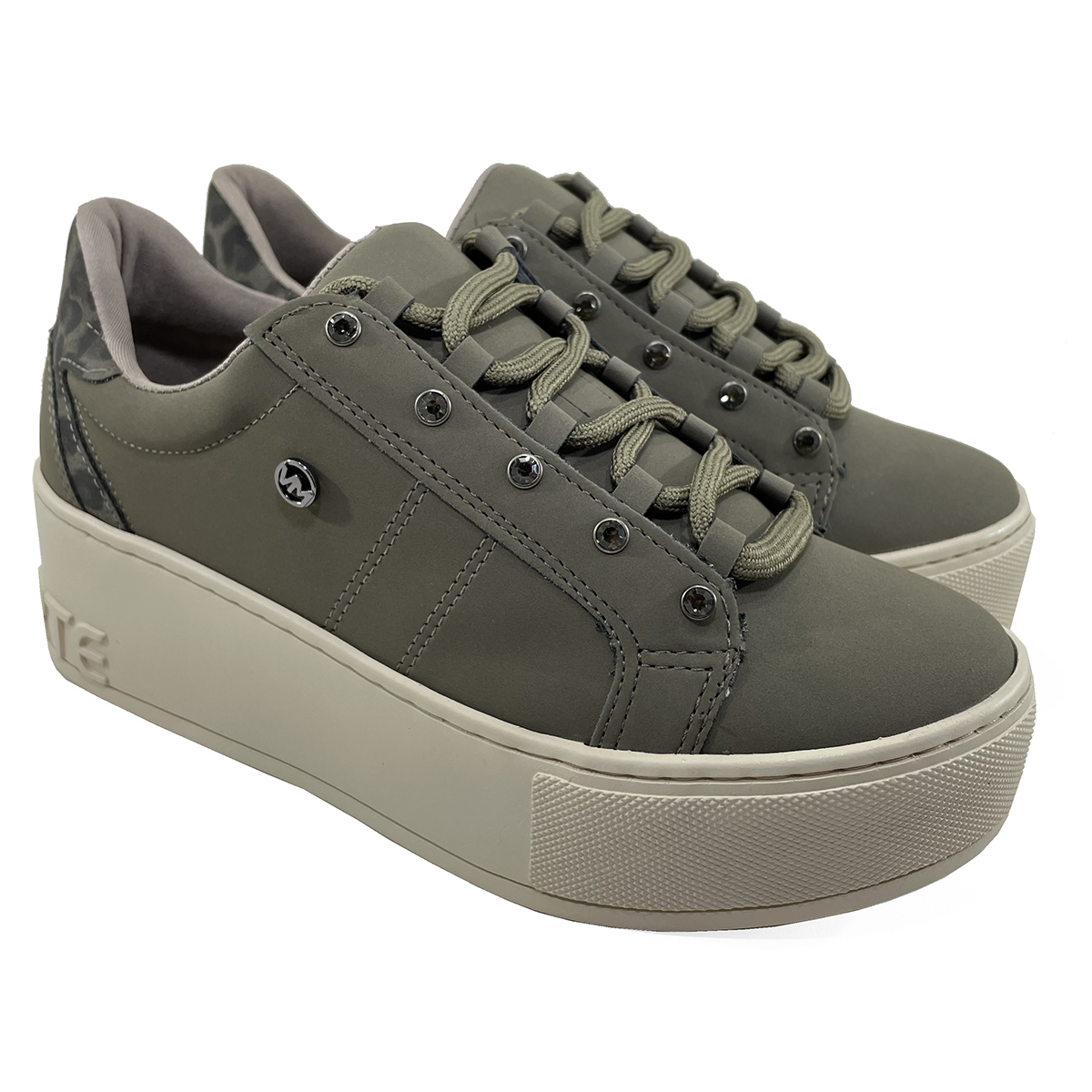 Tênis Via Marte Flatform Militar Feminino Verde Escuro - Compre Agora |  Cabana Magazine
