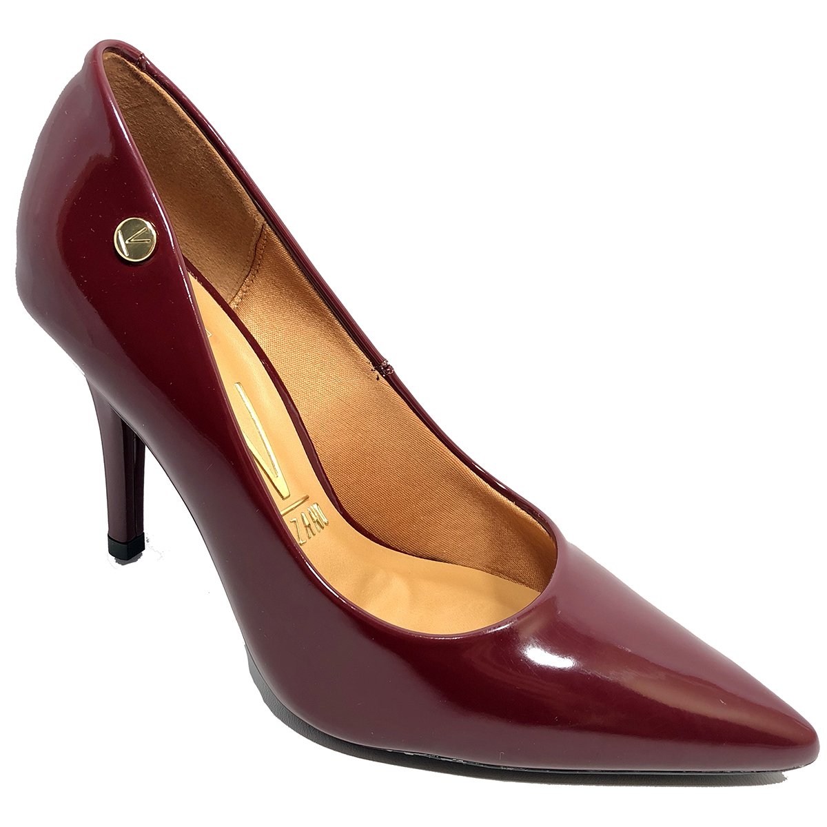 scarpin branco vizzano verniz